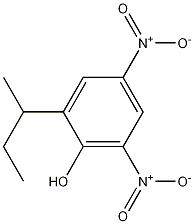 2-sec-Butyl-4,6-dinitrophenol Struktur