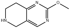 2-methoxy-5,6,7,8-tetrahydropyrido[4,3-d]pyrimidine Struktur