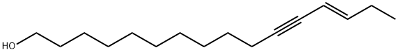 (13Z)-13-Hexadecene-11-yne-1-ol Struktur