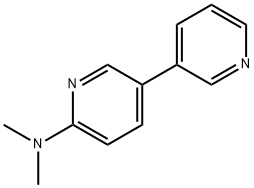 N,N-dimethyl-3,3'-bipyridin-6-amine Struktur