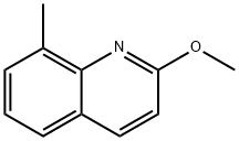 2-Methoxy-8-methylquinoline Struktur