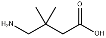 4-amino-3,3-dimethylbutanoicacid Struktur