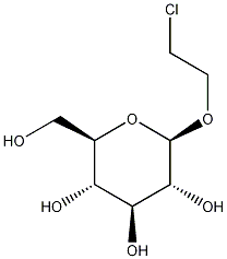 2-Chloroethyl beta-D-glucopyranoside Struktur