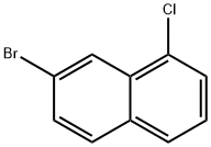 7-Bromo-1-chloronaphthalene Struktur