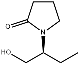 1-[(1S)-1-(Hydroxymethyl)propyl]-2-pyrrolidinone Struktur