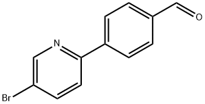 4-(5-bromopyridin-2-yl)benzaldehyde Struktur