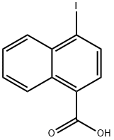 4-Iodonaphthalene-1-carboxylic acid Struktur