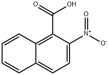 2-Nitronaphthalene-1-carboxylic acid Struktur