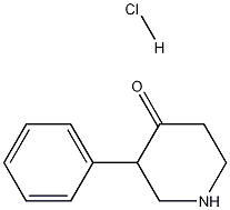 3-Phenylpiperidin-4-one monohydrochloride Struktur