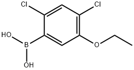 2,4-Dichloro-5-ethoxyphenylboronic acid Struktur