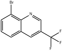 8-Bromo-3-(trifluoromethyl)quinoline Struktur