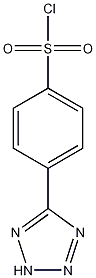 4-(2H-tetrazol-5-yl)benzenesulfonyl chloride Struktur