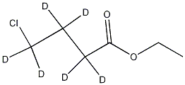 Ethyl 4-Chlorobutyrate-d6 Struktur