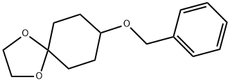 8-(benzyloxy)-1,4-dioxaspiro[4.5]decane Struktur