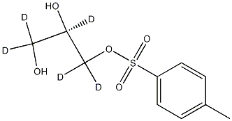 (R,S)-1-Tosyl Glycerol-d5 Struktur