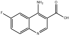 4-Amino-6-fluoroquinoline-3-carboxylic acid Struktur