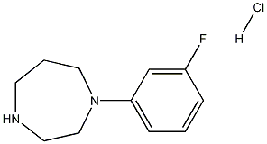 1-(3-Fluorophenyl)homopiperazine monohydrochloride, 98% Struktur