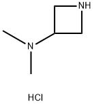 1-Azetidin-3-yl-dimethylamine hydrochloride Struktur