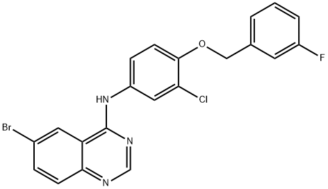 6-Bromo-N-[3-chloro-4-[(3-fluorophenyl)methoxy]phenyl]quinazolin-4-amine