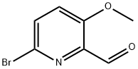 6-Bromo-3-methoxypyridine-2-carboxaldehyde Struktur