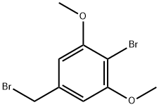 2-Bromo-5-(bromomethyl)-1,3-dimethoxybenzene Struktur