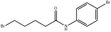 5-Bromopentanoic acid N-(4-bromophenyl)amide Struktur