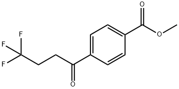 Methyl 4-(4,4,4-trifluorobutanoyl)benzoate Struktur