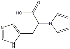 1H-imidazole-5-propanoic acid, alpha-1H-pyrrol-1-yl- Struktur