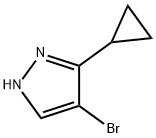 4-Bromo-3-cyclopropyl-1H-pyrazole Struktur