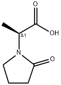 (S)-2-(2-oxopyrrolidin-1-yl)propanoic acid Struktur