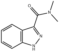 N,N-Dimethyl-1H-indazole-3-carboxamide Struktur