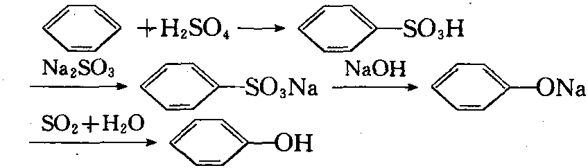 磺化法合成苯酚