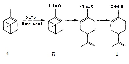 α-蒎烯用SeO2 氧化合成紫蘇醇