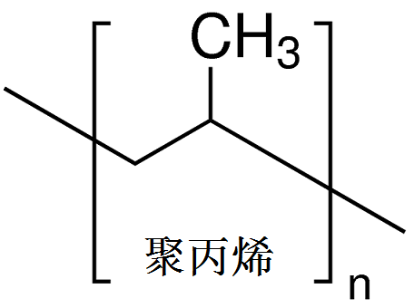 聚丙烯 分子結構式