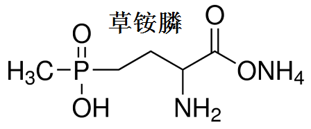 草銨膦 化學(xué)結(jié)構(gòu)式