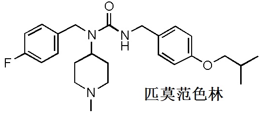 匹莫范色林 化學結(jié)構(gòu)式