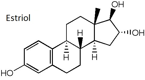 the formula of estriol 