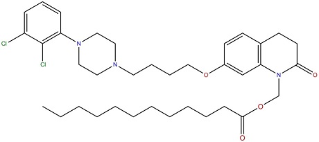 月桂酰阿立哌唑結構式