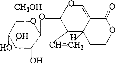 當(dāng)藥苷分子結(jié)構(gòu)式