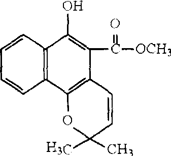 大葉茜草素分子結(jié)構(gòu)式