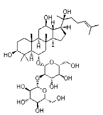 人參皂苷Rf分子結(jié)構(gòu)式