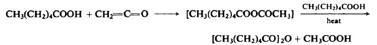 Preparation of n-Caproic Anhydride