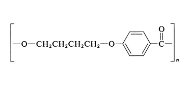 Poly(butylene terephthalate) structure