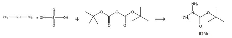 1-叔丁氧羰基-1-甲基肼-制備