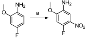 4-氟-2-甲氧基-5-硝基苯胺的合成路線