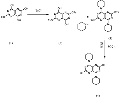 潘生丁二氯物的合成路線