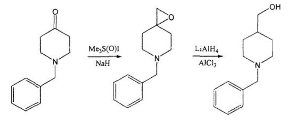 1-芐基-4-哌啶甲醇的合成路線
