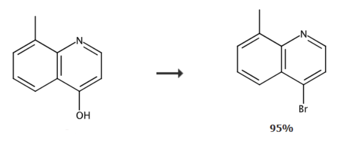 4-溴-8-甲基喹啉的合成路線