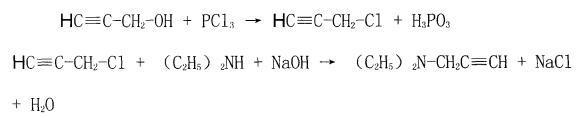 電鍍添加劑N,N-二乙基丙炔胺的合成方法