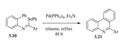 Pd-catalysed synthesis of phenanathridine